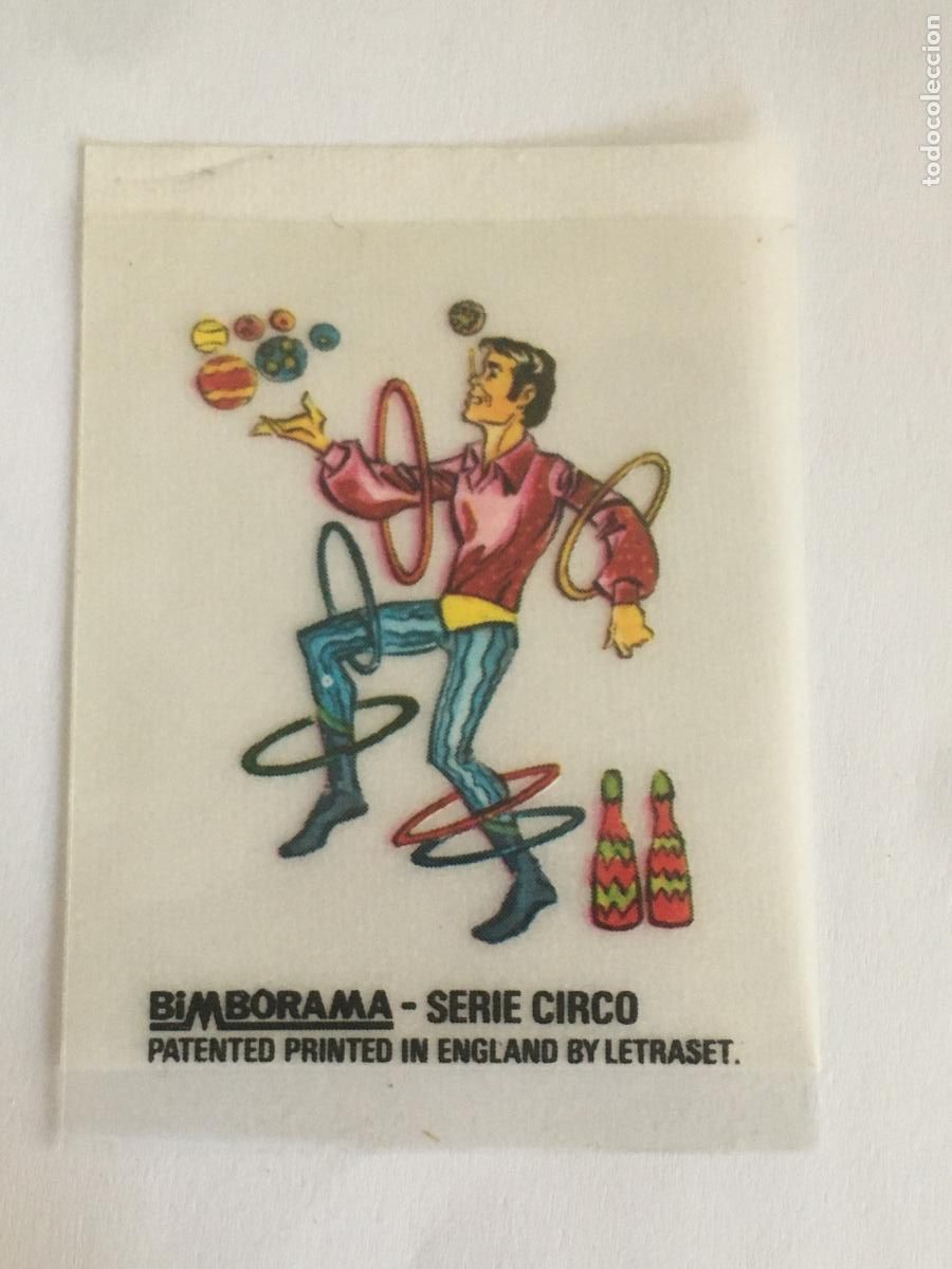Coleccionismo cromos antiguos: bimborama serie circo bimbo cromo nunca pegado conserva el papel protector