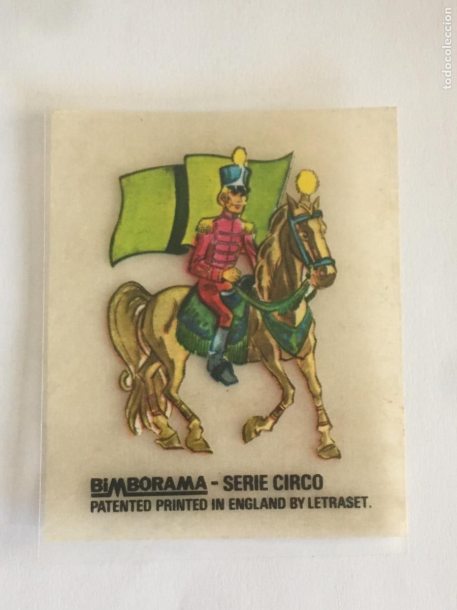 Coleccionismo cromos antiguos: bimborama serie circo bimbo cromo nunca pegado conserva el papel protector