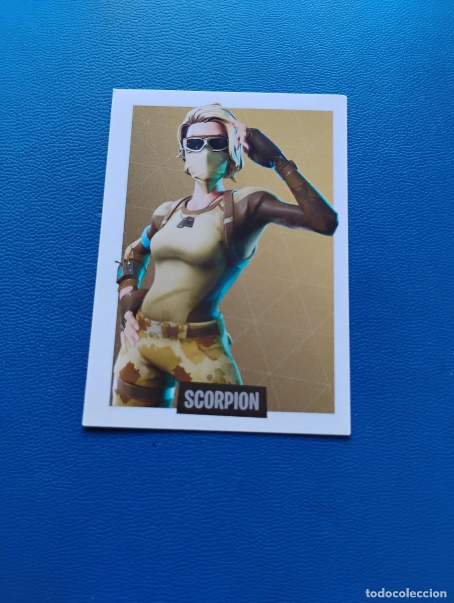 Coleccionismo cromos antiguos: CROMO FORTNITE N&ordm; 232 SCORPION - A&Ntilde;O 2019 - EPIC GAMES - PANINI