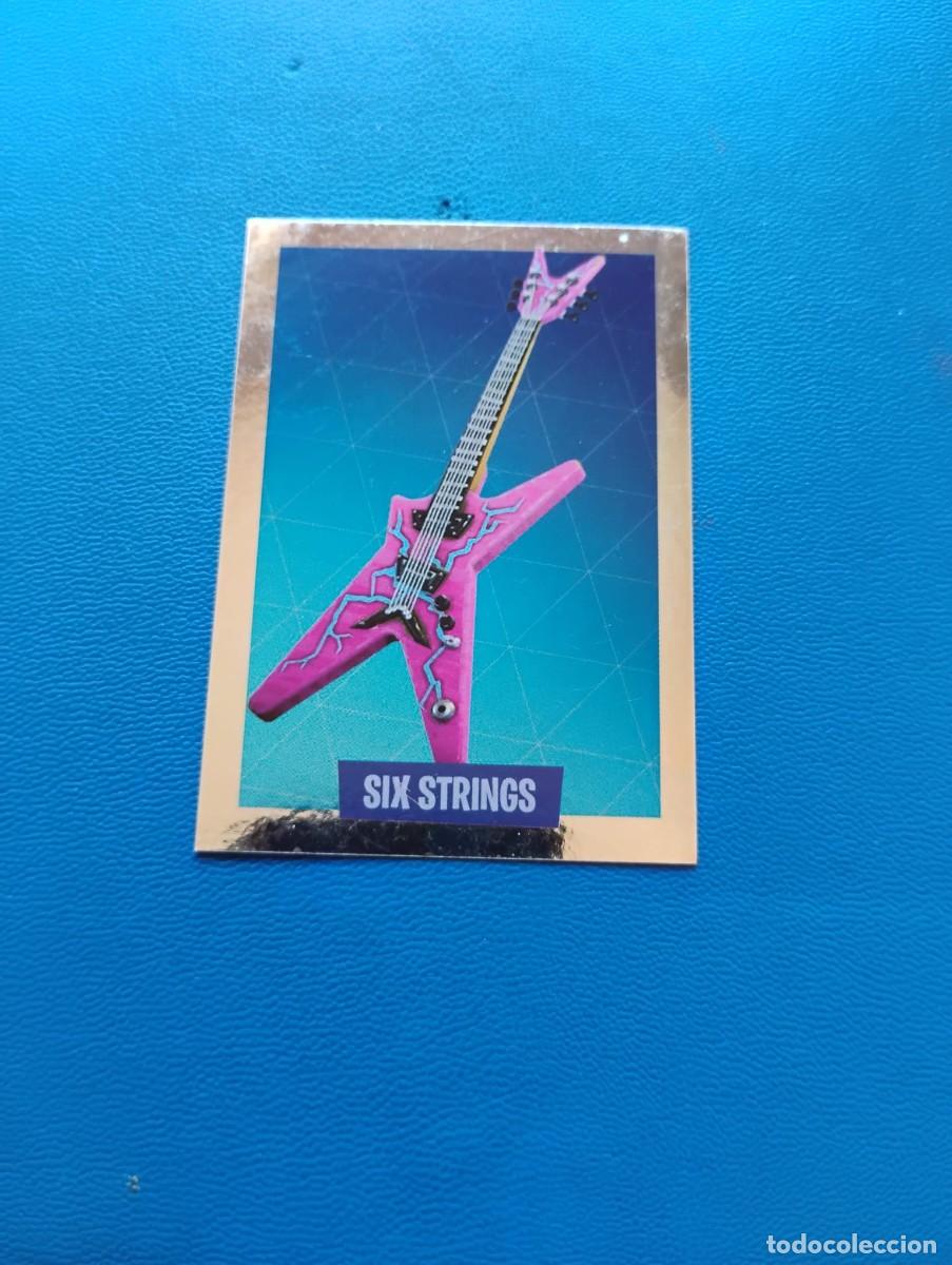 Coleccionismo cromos antiguos: CROMO FORTNITE N&ordm; 122 SIX STRINGS - A&Ntilde;O 2019 - EPIC GAMES - PANINI