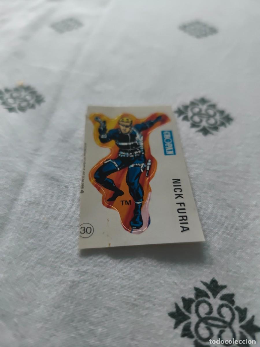 Coleccionismo cromos antiguos: Cromo Nick Furia n&ordm; 30 del album Spider-man Batman y los Superheroes Cropan, 1980, spiderman