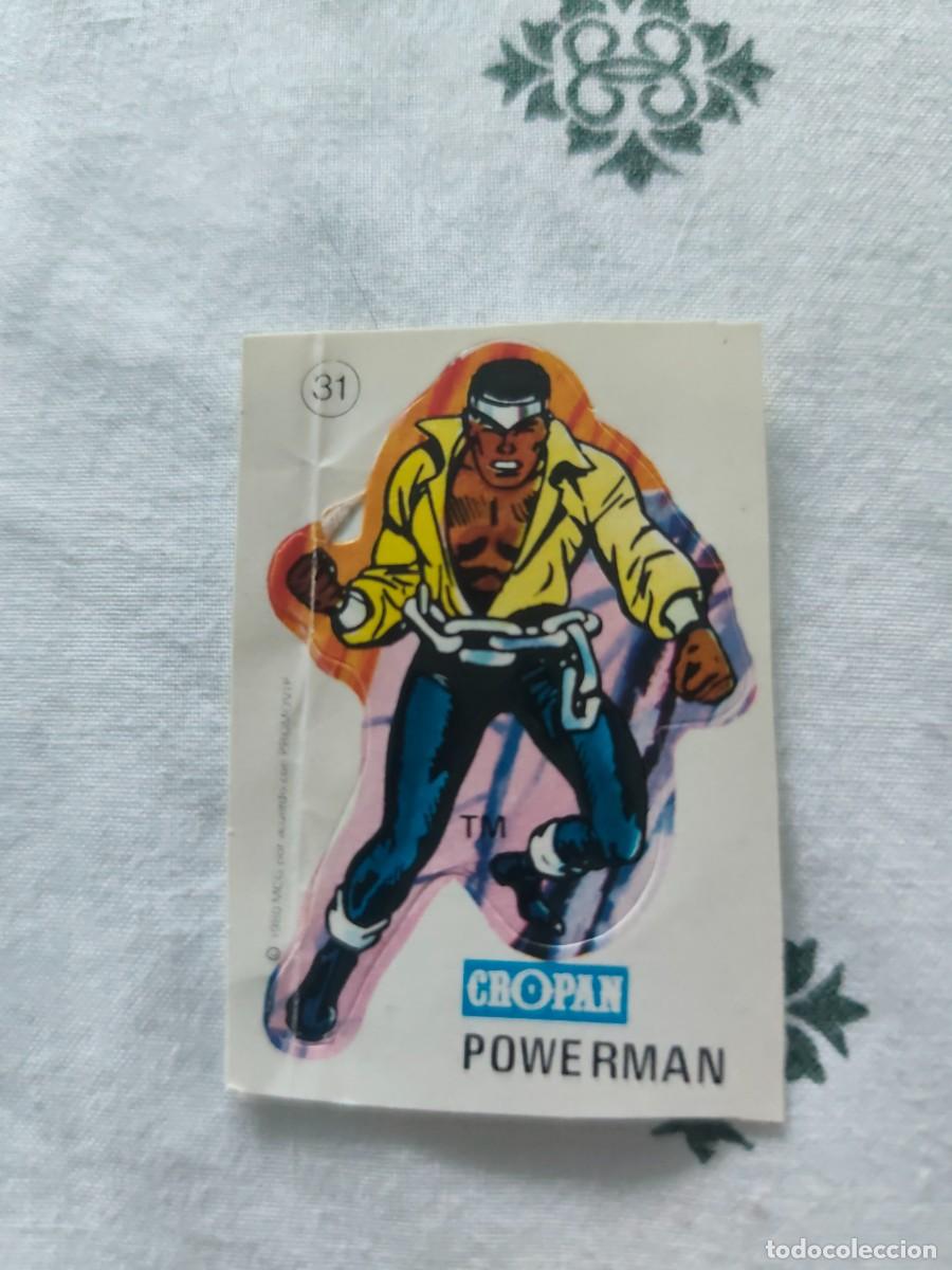 Coleccionismo cromos antiguos: Cromo Powerman n&ordm; 31 del album Spider-man Batman y los Superheroes Cropan, 1980, spiderman
