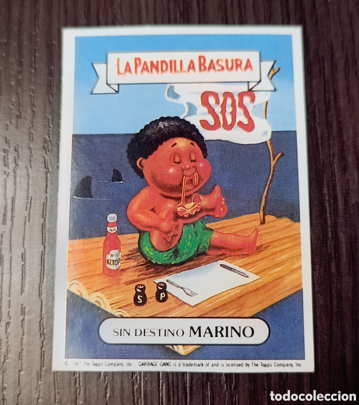 Coleccionismo cromos antiguos: Antiguo Cromo N&deg;134 La Pandilla Basura