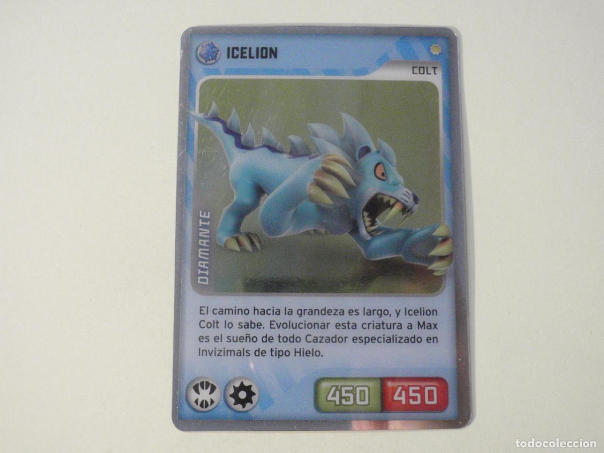 Coleccionismo cromos antiguos: Cromo carta 092 ICELION COLT. Trading Card INVIZIMALS 2009-2013. Panini