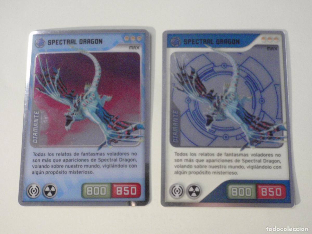 Colecionismo Cromos antigos: 325 SPECTRAL DRAGON *** MAX Brillante y Transparente. Trading Card INVIZIMALS 2009-2013 Panini