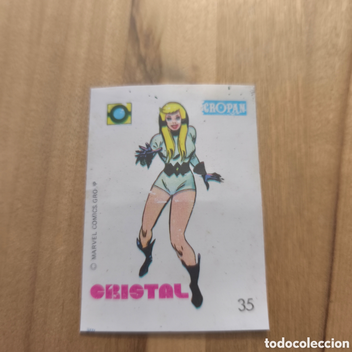 Coleccionismo cromos antiguos: Cromo super heroes Cropan n&deg; 35 Cistal