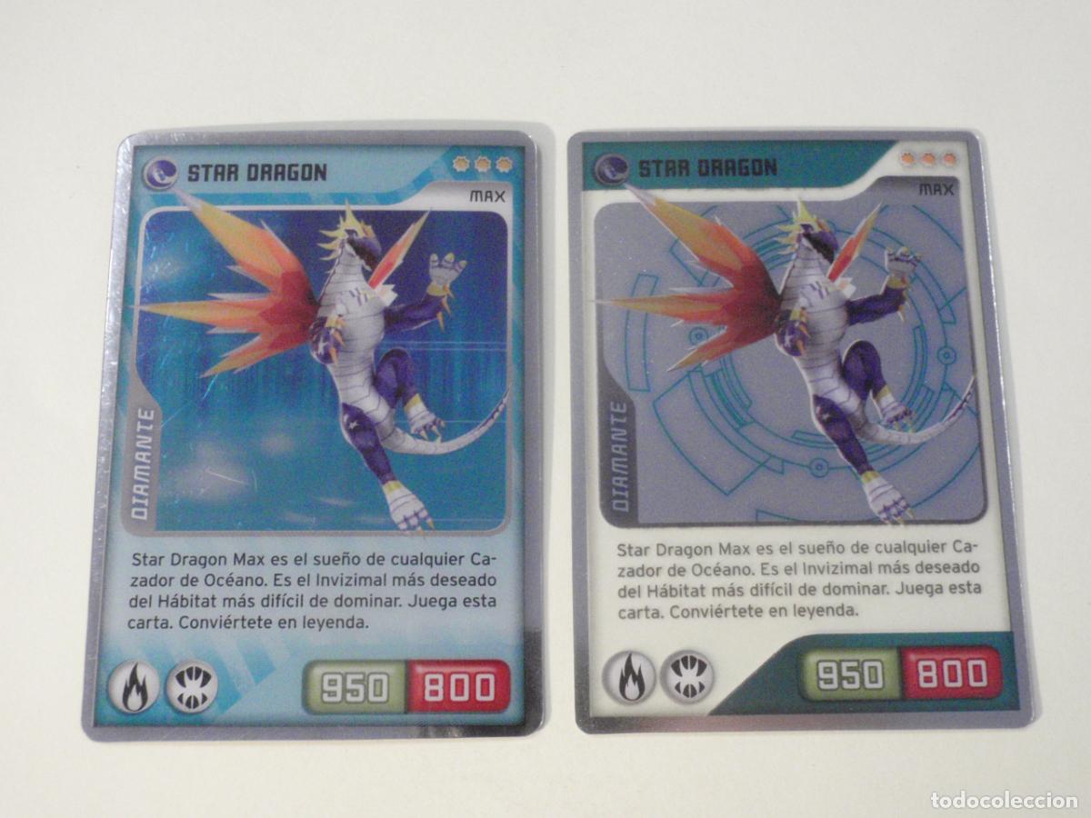 Coleccionismo cromos antiguos: Carta 336 STAR DRAGON *** MAX - Brillante + Transparente. Trading Card INVIZIMALS 2009-2013 Panini