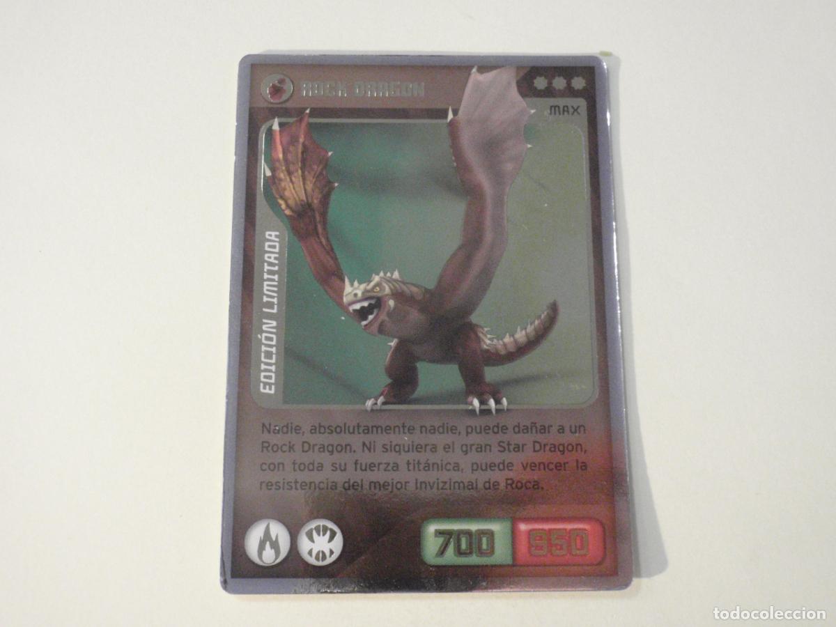 Coleccionismo cromos antiguos: Carta X10 ROCK DRAGON *** MAX - EDICI&Oacute;N LIMITADA. Trading Card INVIZIMALS 2009-2013 Panini
