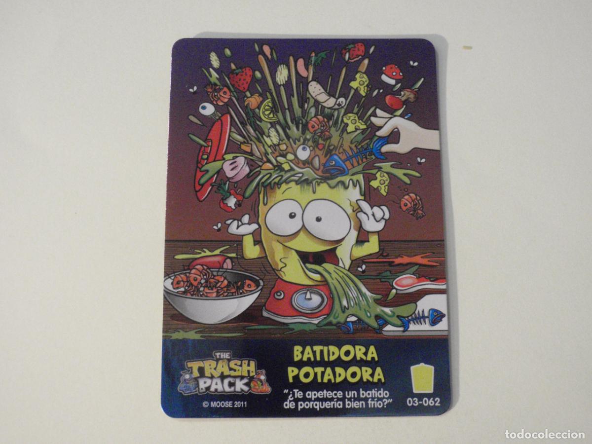 Coleccionismo cromos antiguos: Carta 03-062 BATIDORA POTADORA. Trading Card THE TRASH PACK, MOOSE 2011.
