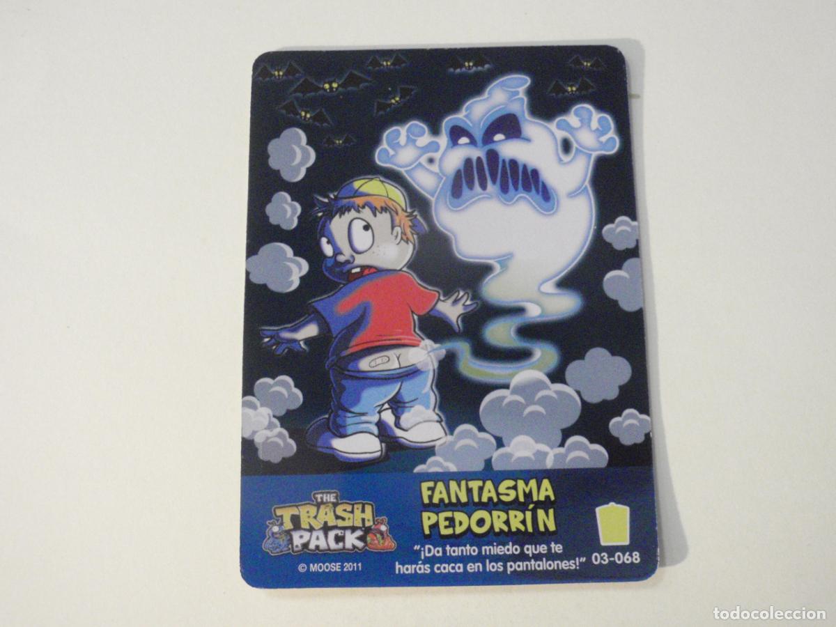 Coleccionismo cromos antiguos: Carta 03-068 FANTASMA PEDORRIN. Trading Card THE TRASH PACK, MOOSE 2011.