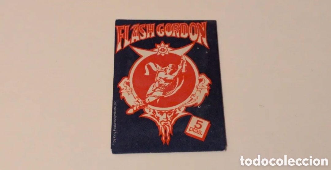 Coleccionismo cromos antiguos: Flash Gordon sobre cromos sin abrir