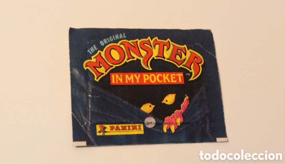 Coleccionismo cromos antiguos: MONSTER IN MY POCKET Sobre de cromos sin abrir. Panini