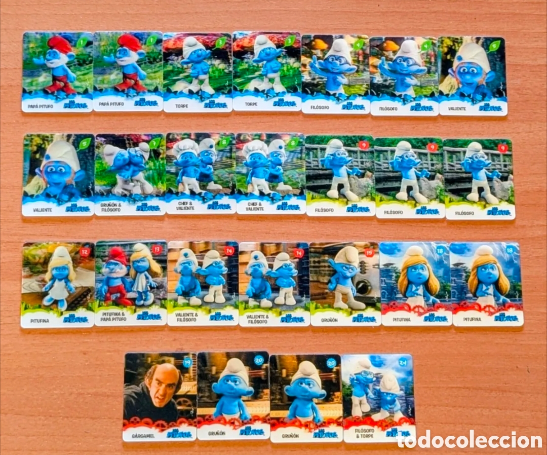 Coleccionismo cromos antiguos: Lote cromos Los Pitufos 3D. THE SMURF