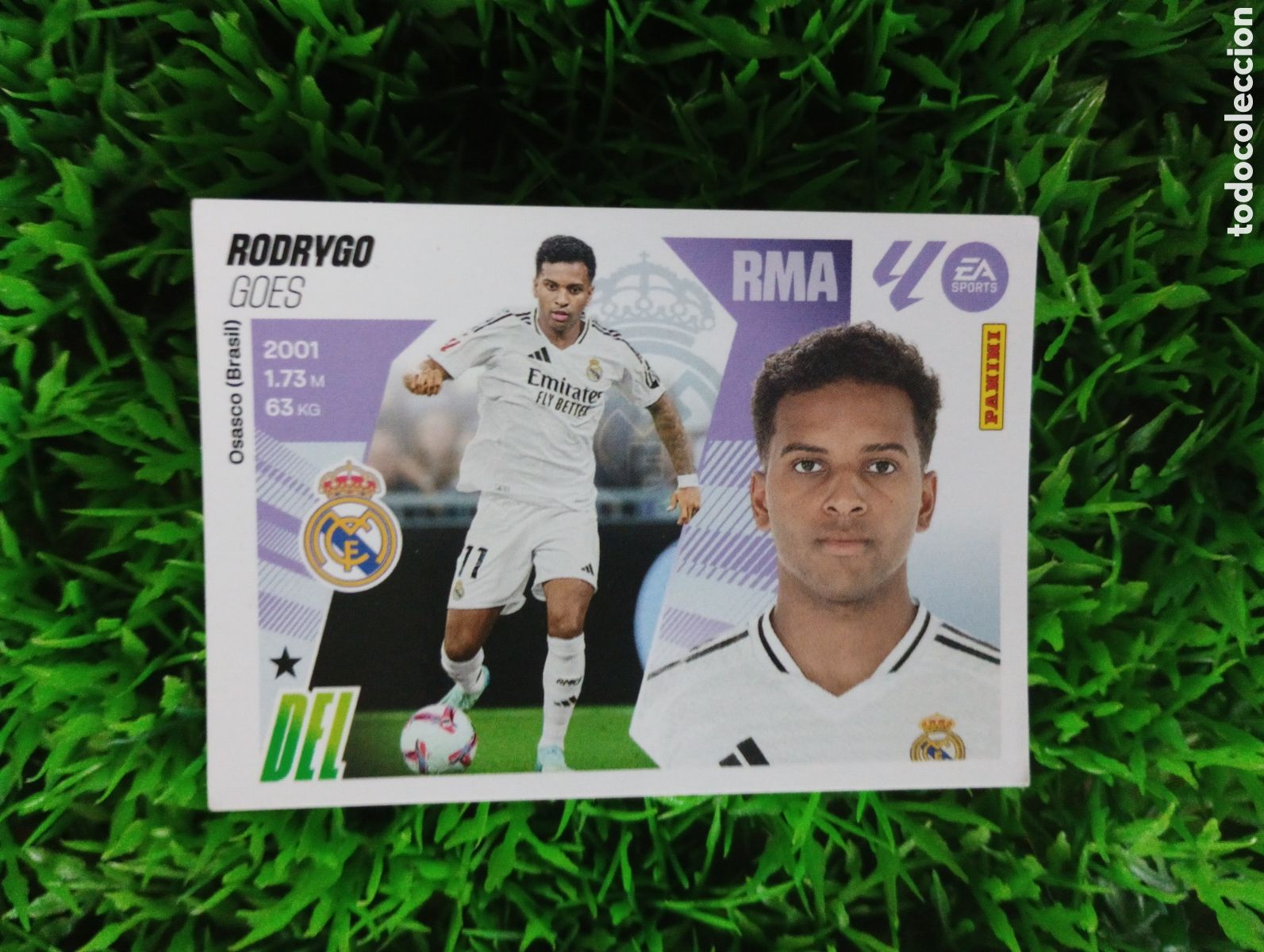 Coleccionismo cromos antiguos: Rodrygo Real Madrid Liga Este 25-26 # 18 NUNCA PEGADO