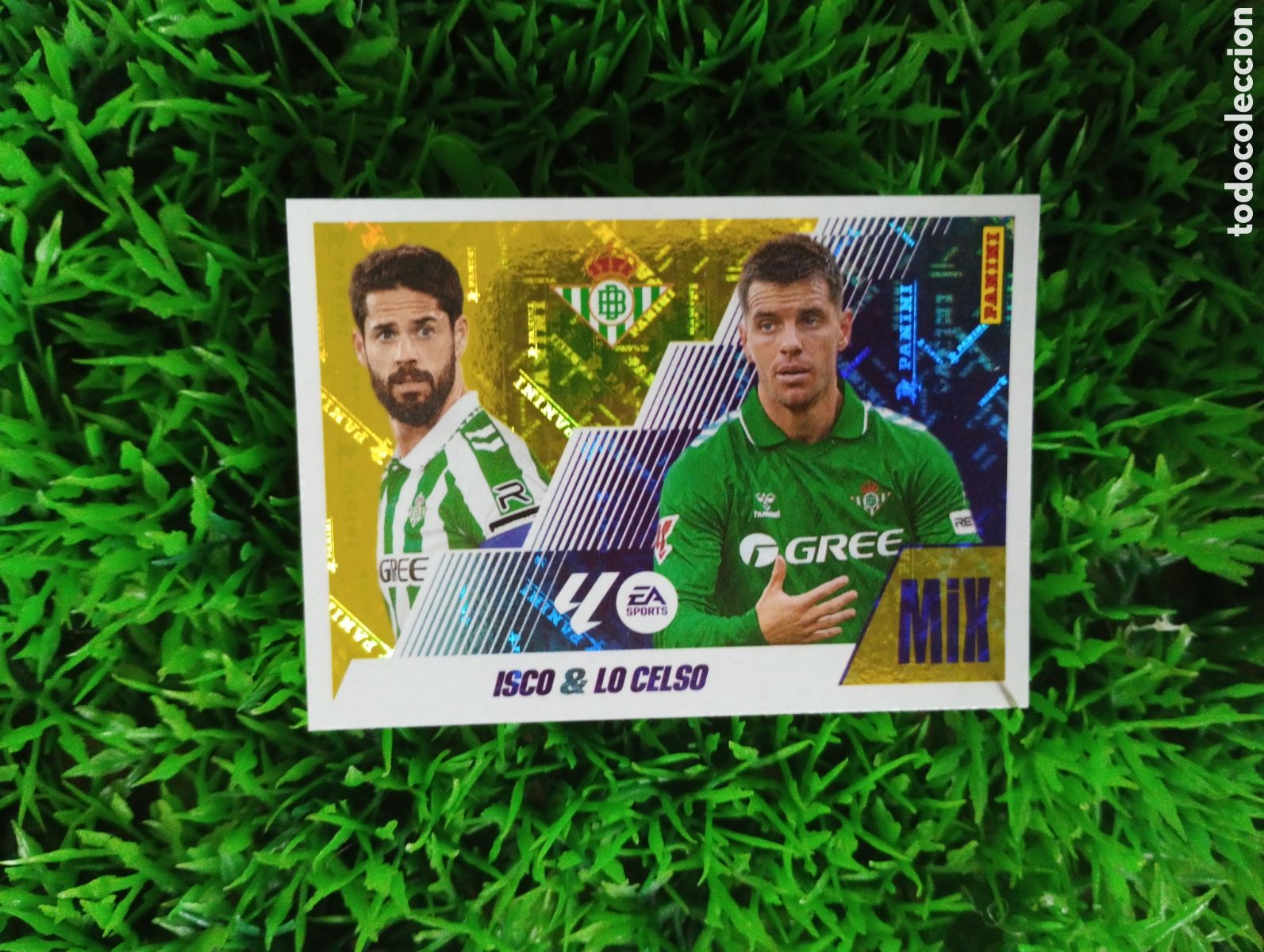 Coleccionismo cromos antiguos: Isco -Lo Celso Betis MIX Liga Este 25-26 # 11 NUNCA PEGADO