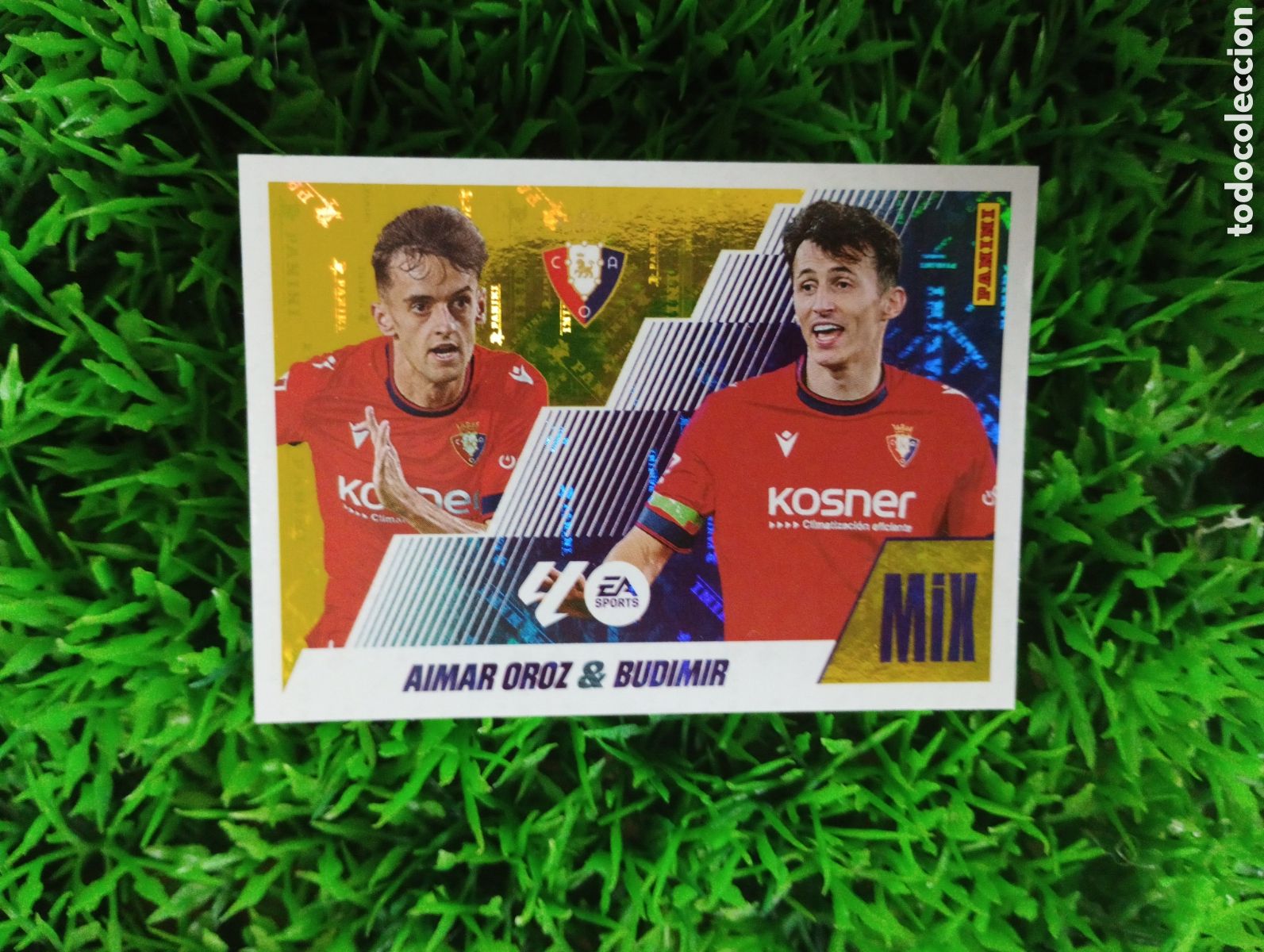 Coleccionismo cromos antiguos: Aimar Oroz -Budimir Osasuna MIX Liga Este 25-26 # 1 NUNCA PEGADO