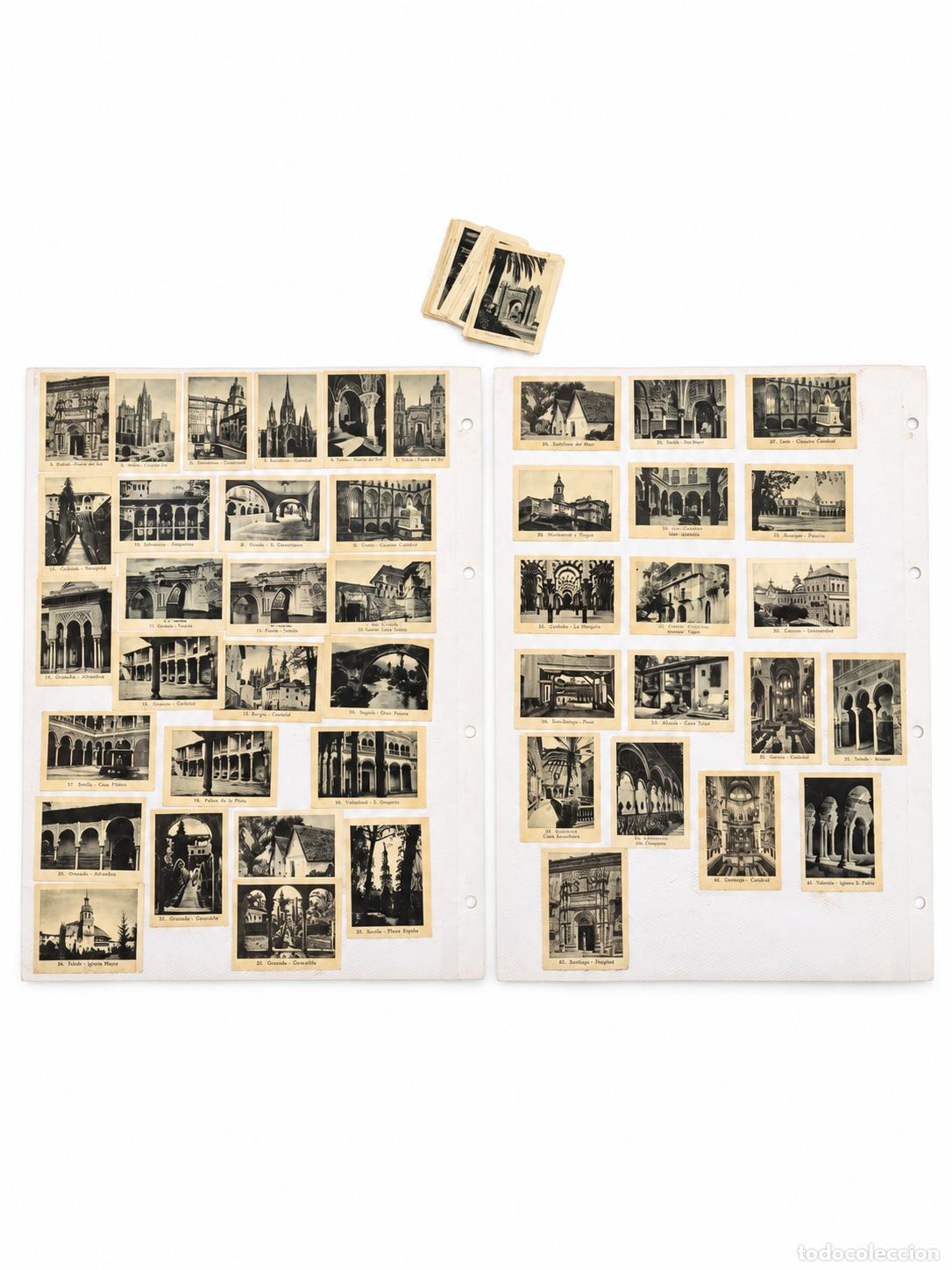 Coleccionismo cromos antiguos: 103 Cromos Fotogr&aacute;ficos - Monumentos, Arquitectura y Bellezas Geogr&aacute;ficas de Espa&ntilde;a