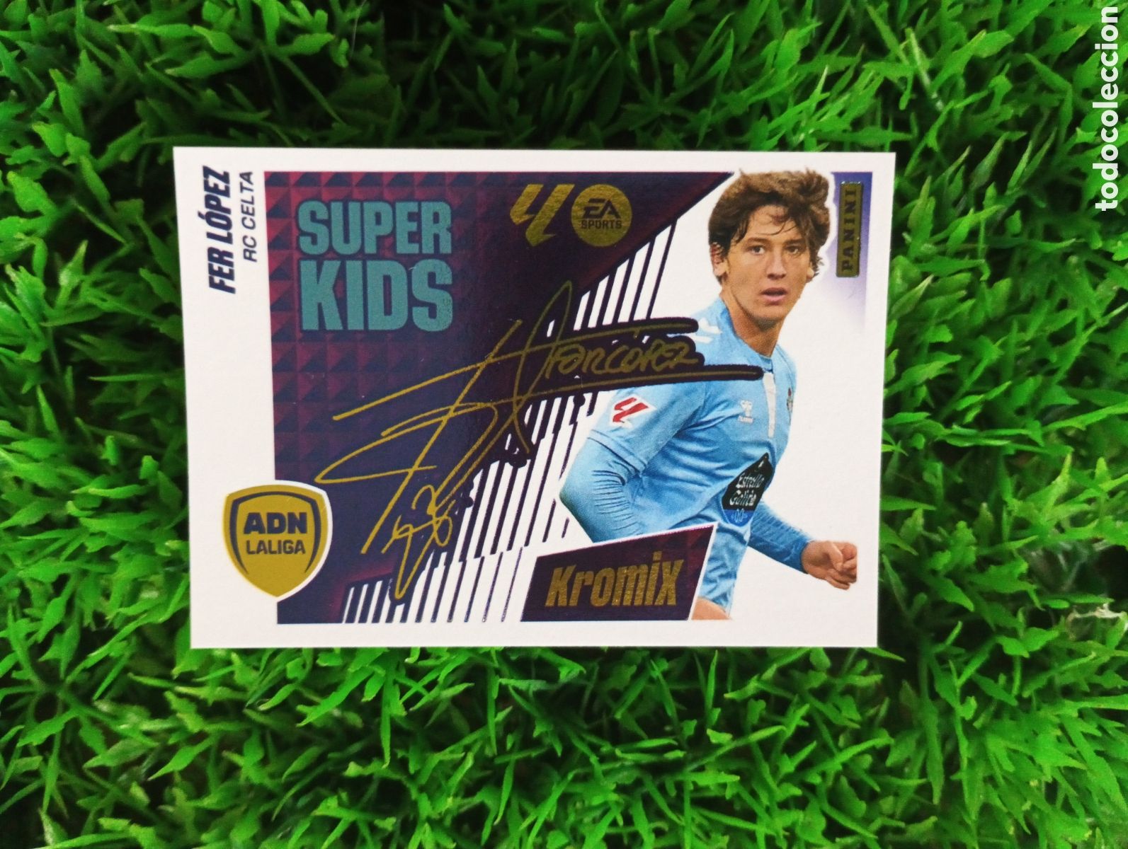 Coleccionismo cromos antiguos: Fer Lopez Celta De Vigo KROMIX SUPER KIDS Liga Este 25-26 # K8 NUNCA PEGADO