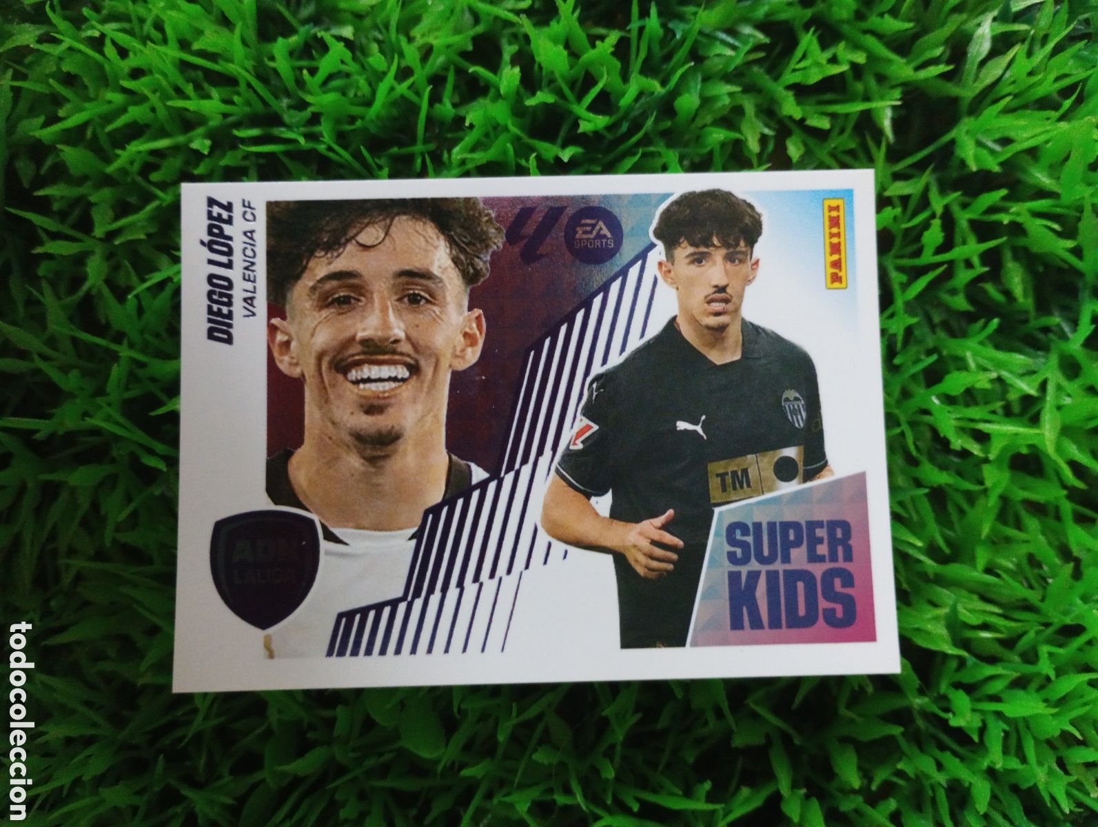 Coleccionismo cromos antiguos: Diego Lopez Valencia SUPER KIDS Liga Este 25-26 # 7 NUNCA PEGADO