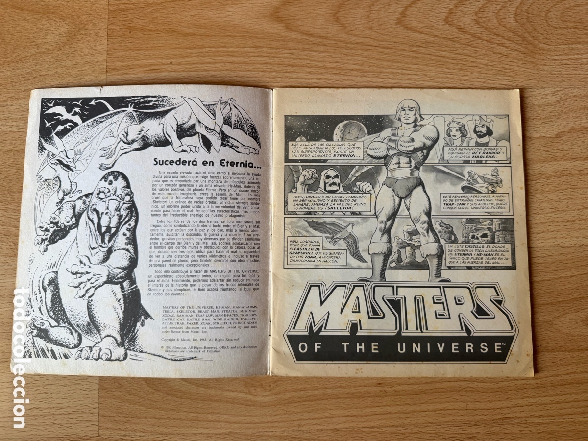 Coleccionismo cromos antiguos: ALBUM CROMOS MASTERS DEL UNIVERSO - Foto 2