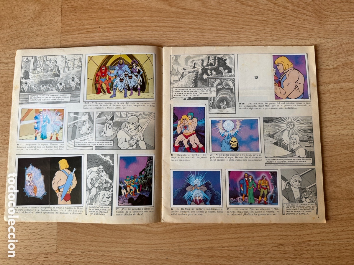 Coleccionismo cromos antiguos: ALBUM CROMOS MASTERS DEL UNIVERSO - Foto 4