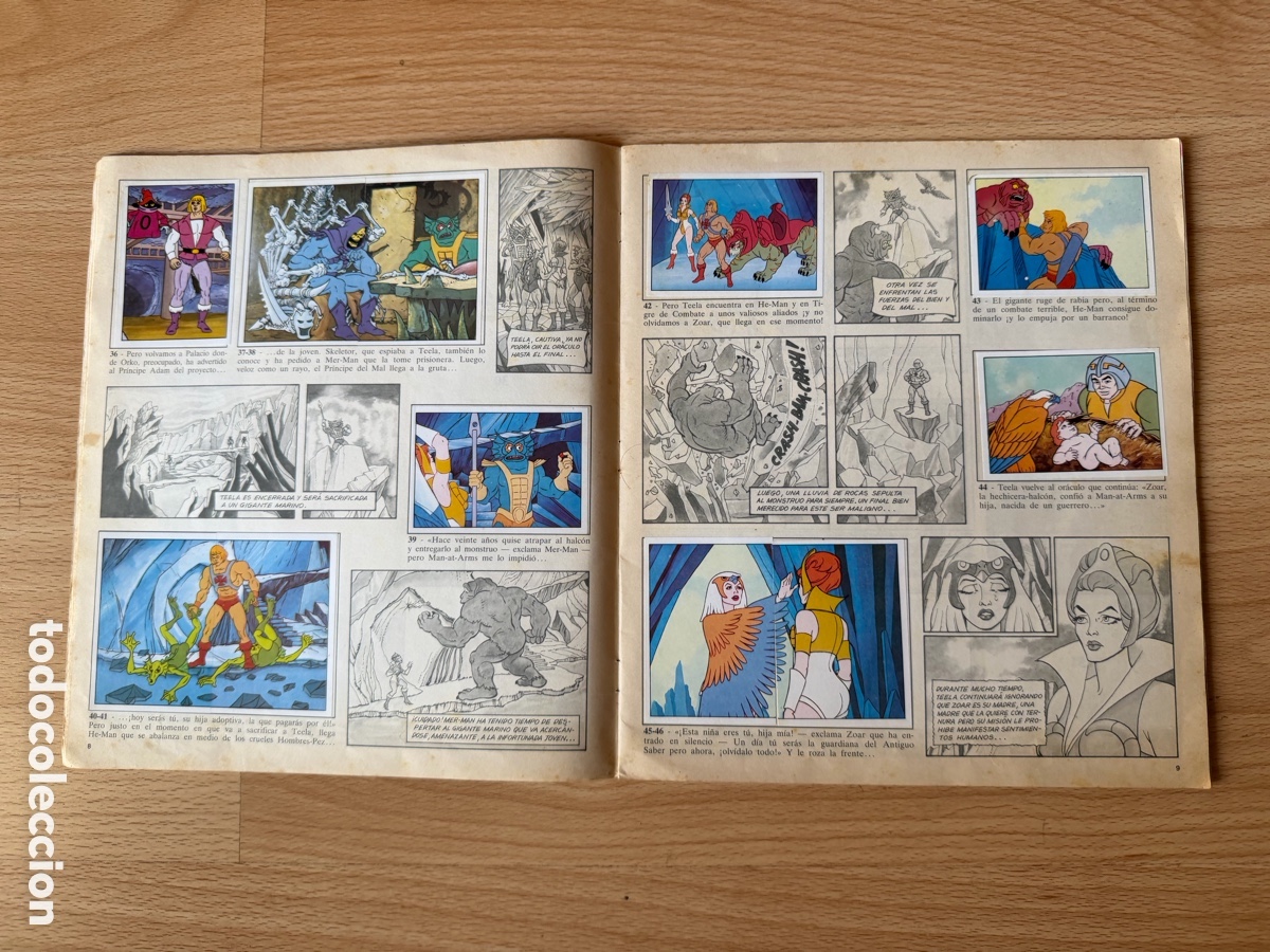 Coleccionismo cromos antiguos: ALBUM CROMOS MASTERS DEL UNIVERSO - Foto 6