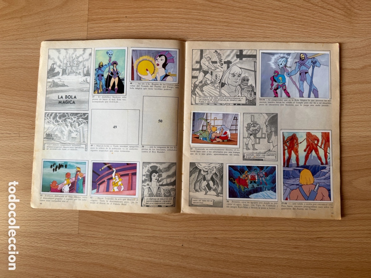 Coleccionismo cromos antiguos: ALBUM CROMOS MASTERS DEL UNIVERSO - Foto 7