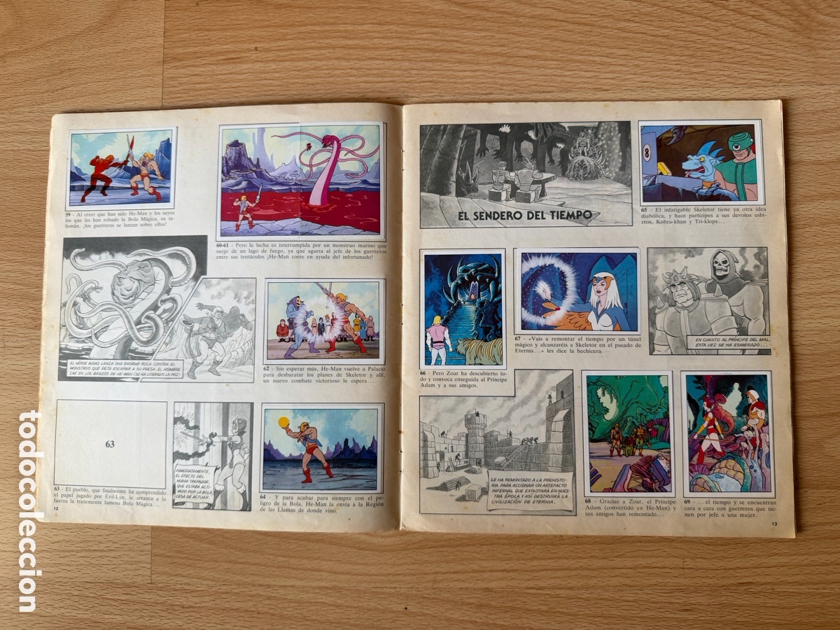 Coleccionismo cromos antiguos: ALBUM CROMOS MASTERS DEL UNIVERSO - Foto 8