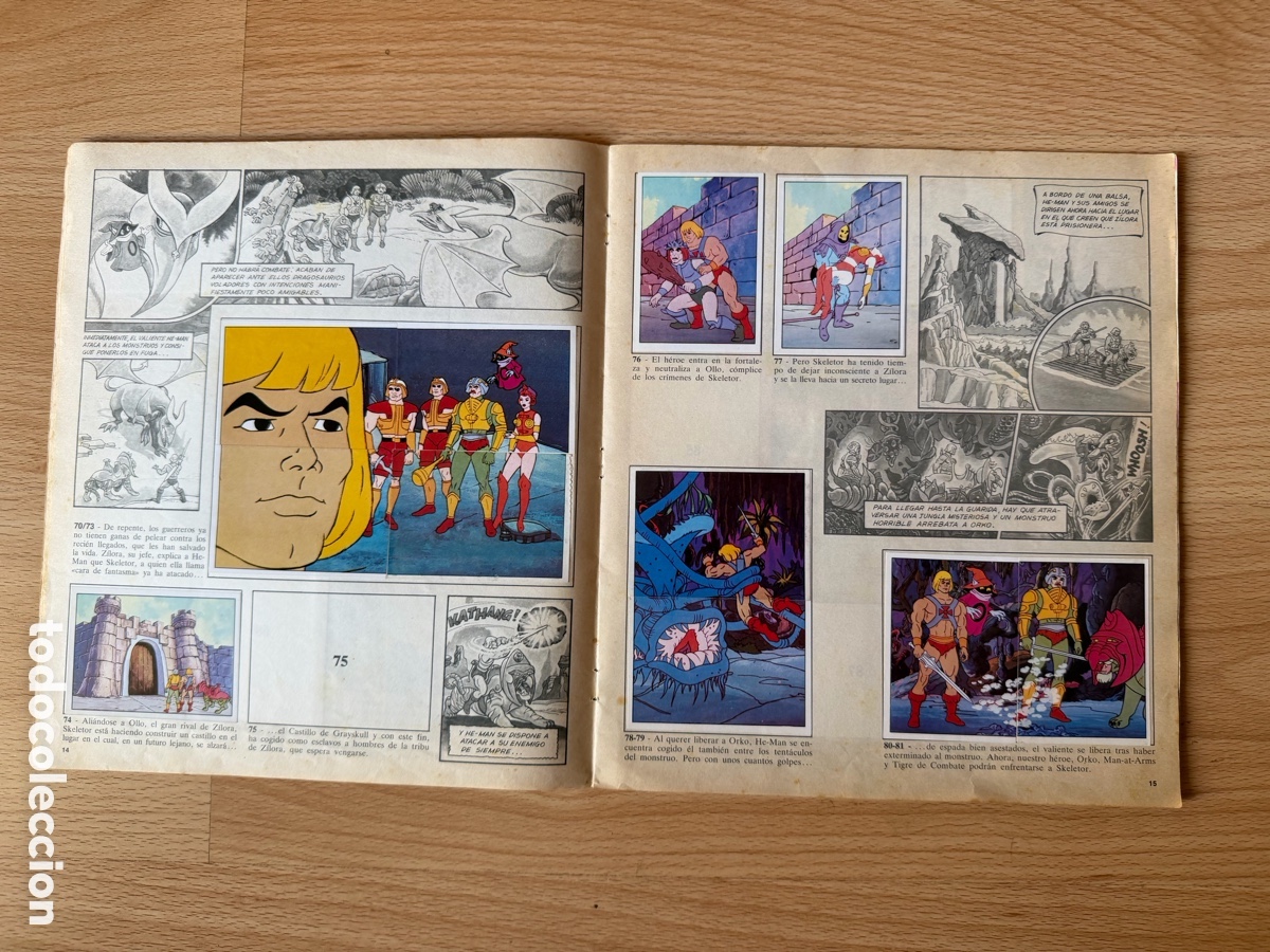 Coleccionismo cromos antiguos: ALBUM CROMOS MASTERS DEL UNIVERSO - Foto 9