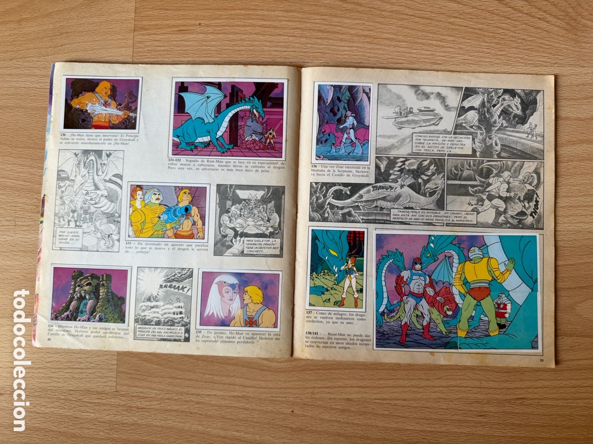Coleccionismo cromos antiguos: ALBUM CROMOS MASTERS DEL UNIVERSO - Foto 13