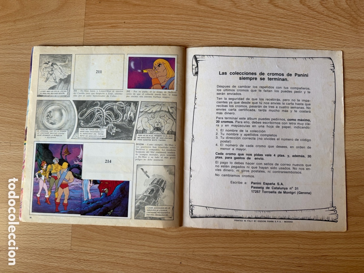 Coleccionismo cromos antiguos: ALBUM CROMOS MASTERS DEL UNIVERSO - Foto 20