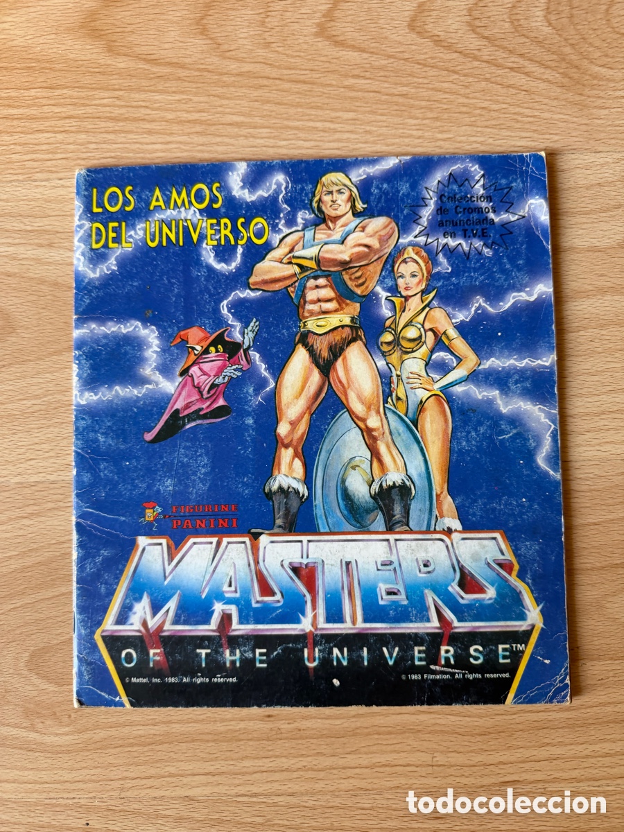 Coleccionismo cromos antiguos: ALBUM CROMOS MASTERS DEL UNIVERSO