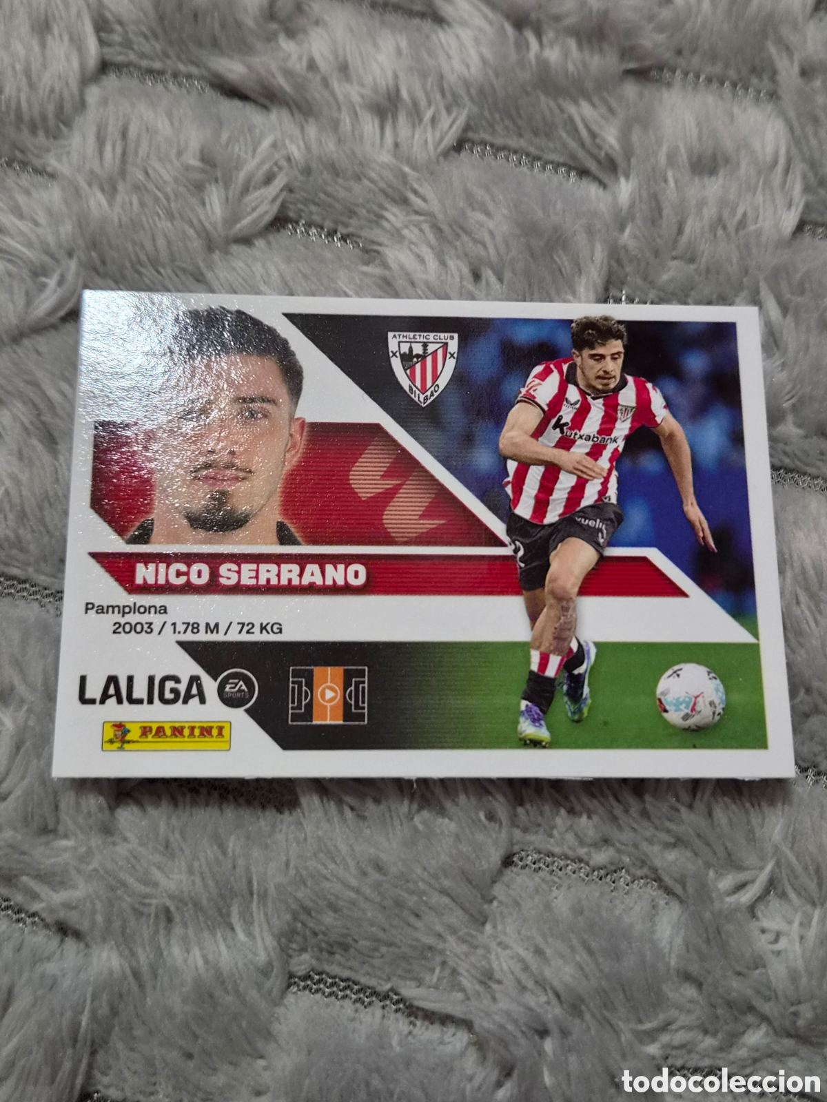 Coleccionismo cromos antiguos: 15 - NICO SERRANO, AT.BILBAO LIGA ESTE 2026 2027
