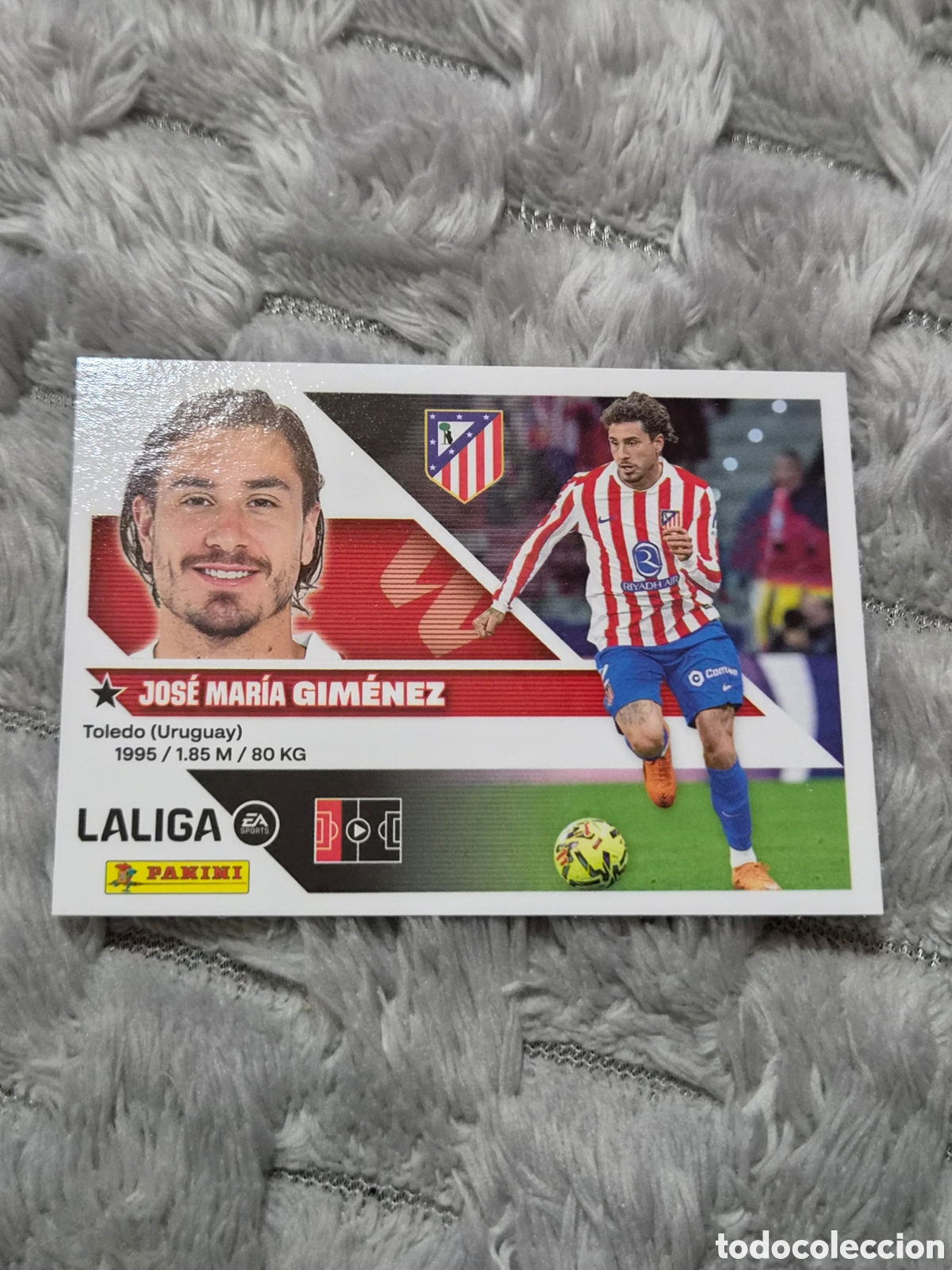 Coleccionismo cromos antiguos: 8 B - GIM&Eacute;NEZ, AT.MADRID LIGA ESTE 2026 2027