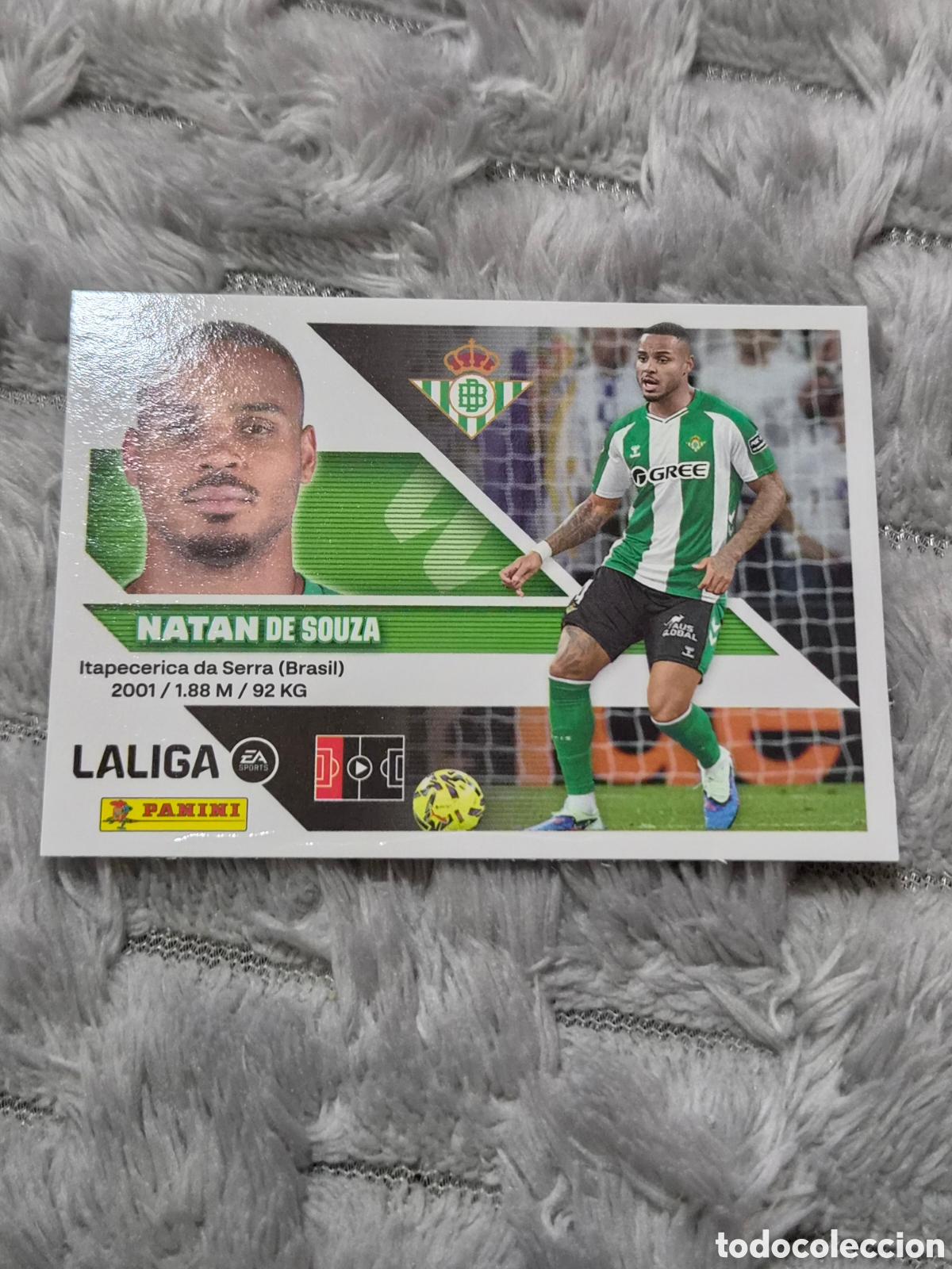 Coleccionismo cromos antiguos: 8 - NATAN, BETIS LIGA ESTE 2026 2027