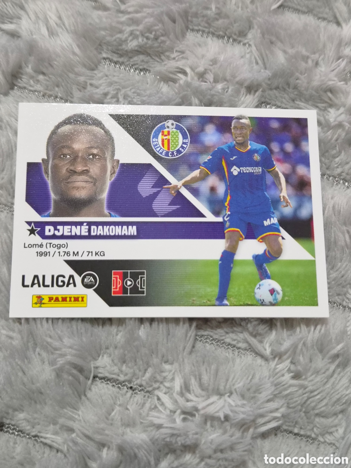 Coleccionismo cromos antiguos: 6 - DJENE, GETAFE LIGA ESTE 2026 2027