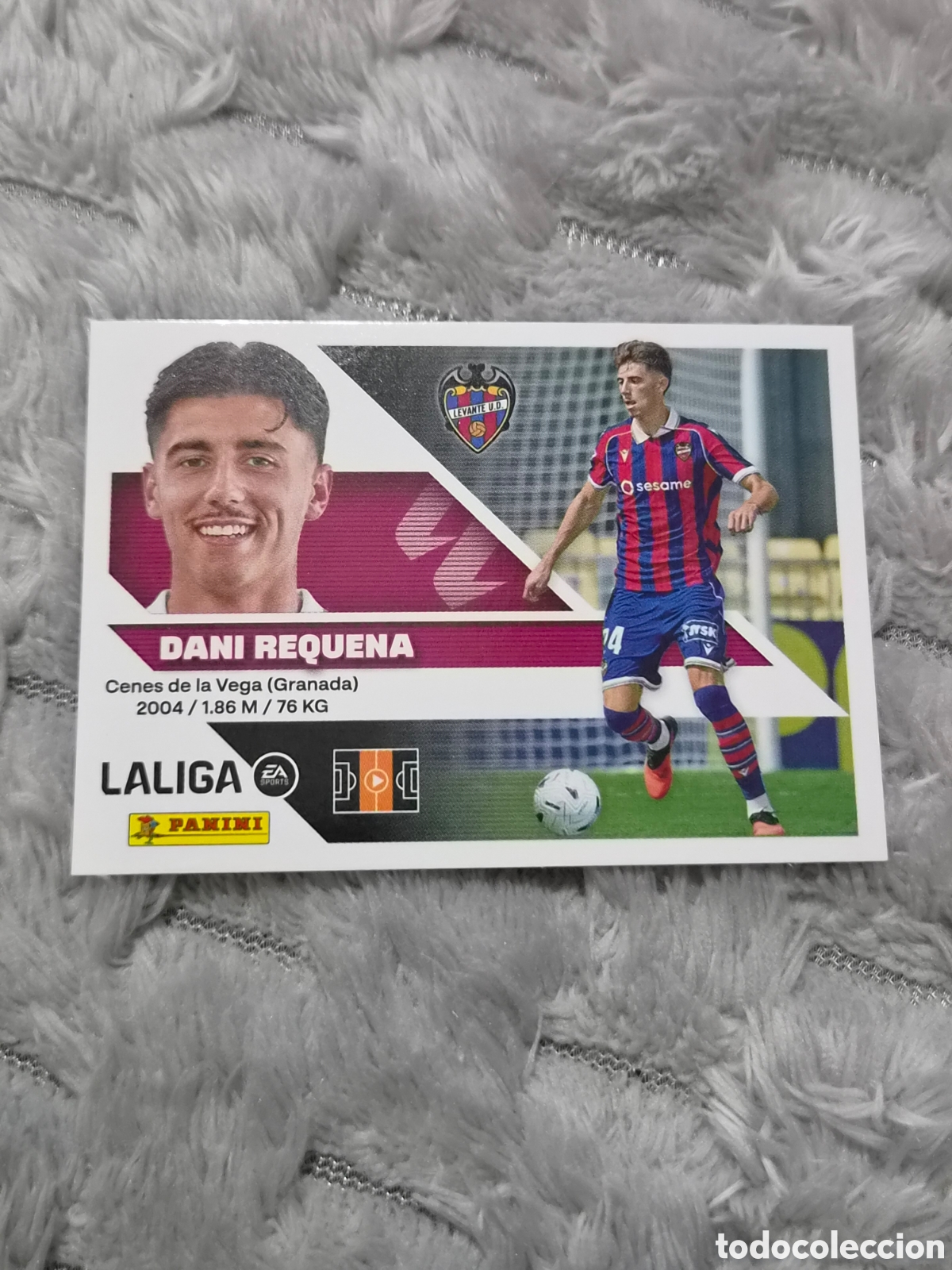 Coleccionismo cromos antiguos: 13 - DANI REQUENA , LEVANTE 2&deg; EDICI&Oacute;N LIGA ESTE 2026 2027