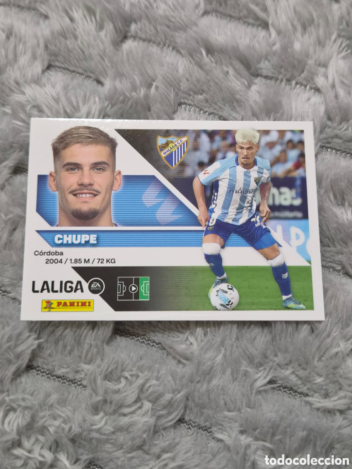 Coleccionismo cromos antiguos: 20 - CHUPE , M&Aacute;LAGA LIGA ESTE 2026 2027