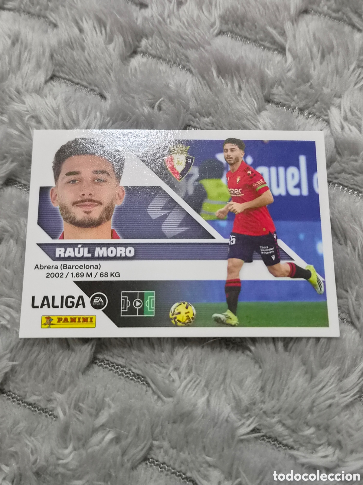 Coleccionismo cromos antiguos: 17 - RA&Uacute;L MORO , OSASUNA LIGA ESTE 2026 2027