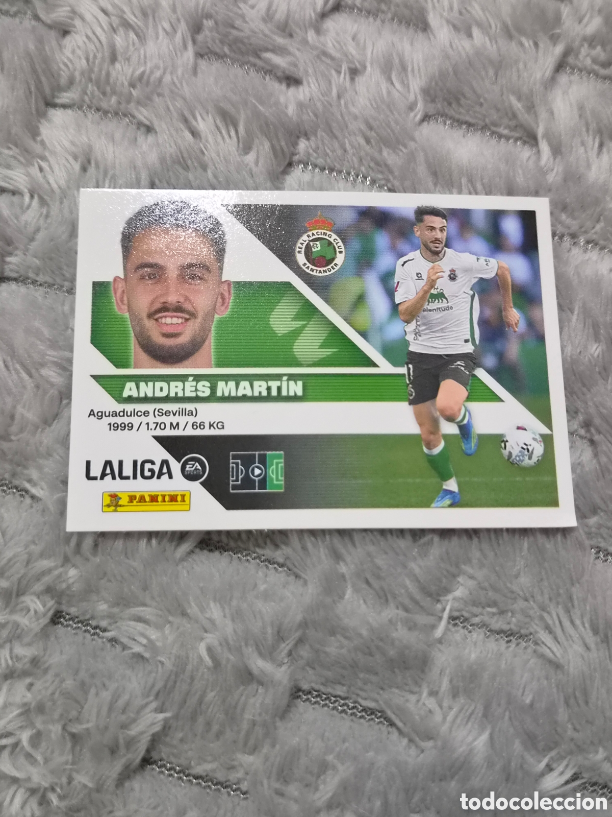 Coleccionismo cromos antiguos: 16 - ANDRES MARTIN, RACING LIGA ESTE 2026 2027