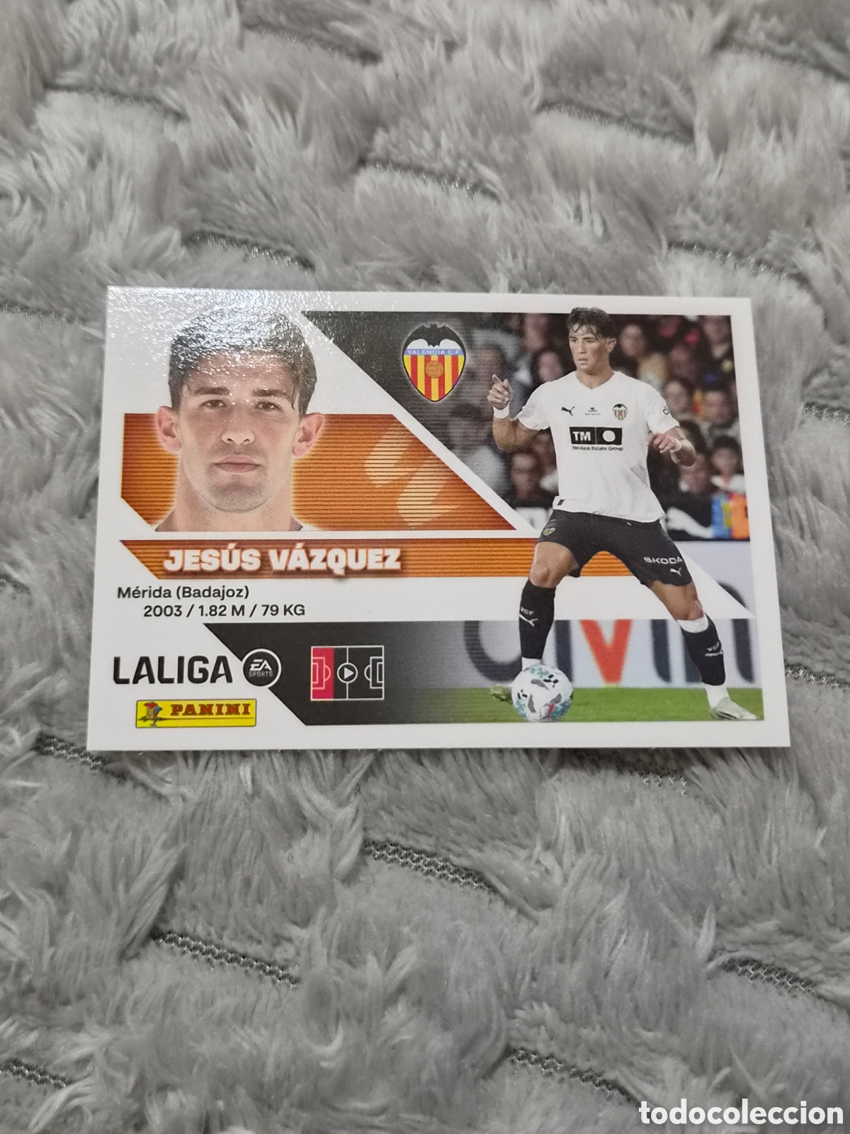 Coleccionismo cromos antiguos: 10 - JESUS V&Aacute;ZQUEZ, VALENCIA LIGA ESTE 2026 2027