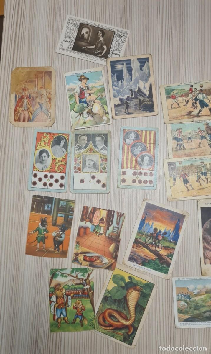 Coleccionismo cromos antiguos: Lote de 32 cromos antiguos variados de chocolates Orthi, Amatller, Juncosa... Varias series.