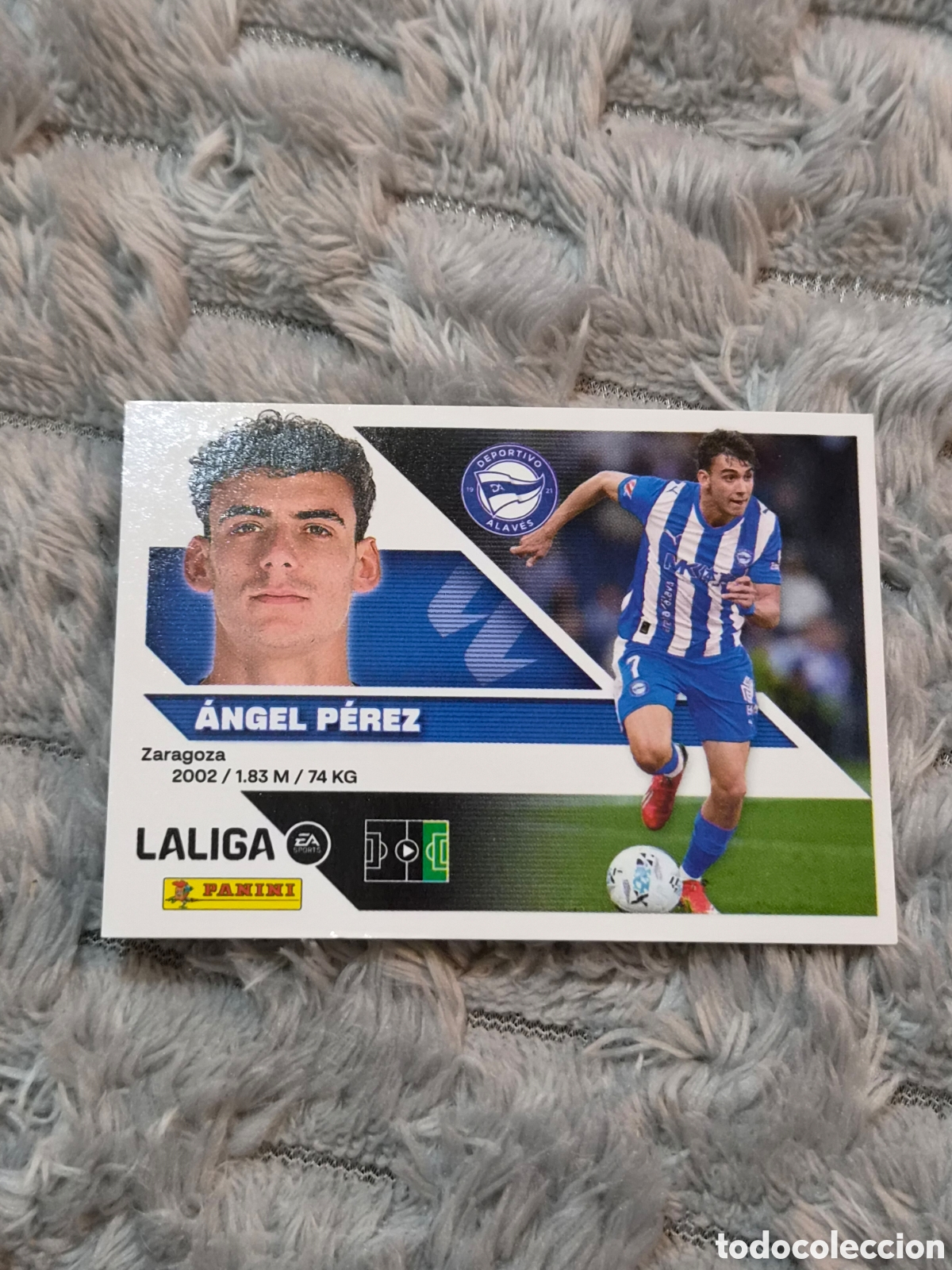 Coleccionismo cromos antiguos: 17 - ANGEL P&Eacute;REZ, ALAVES LIGA ESTE 2026 2027