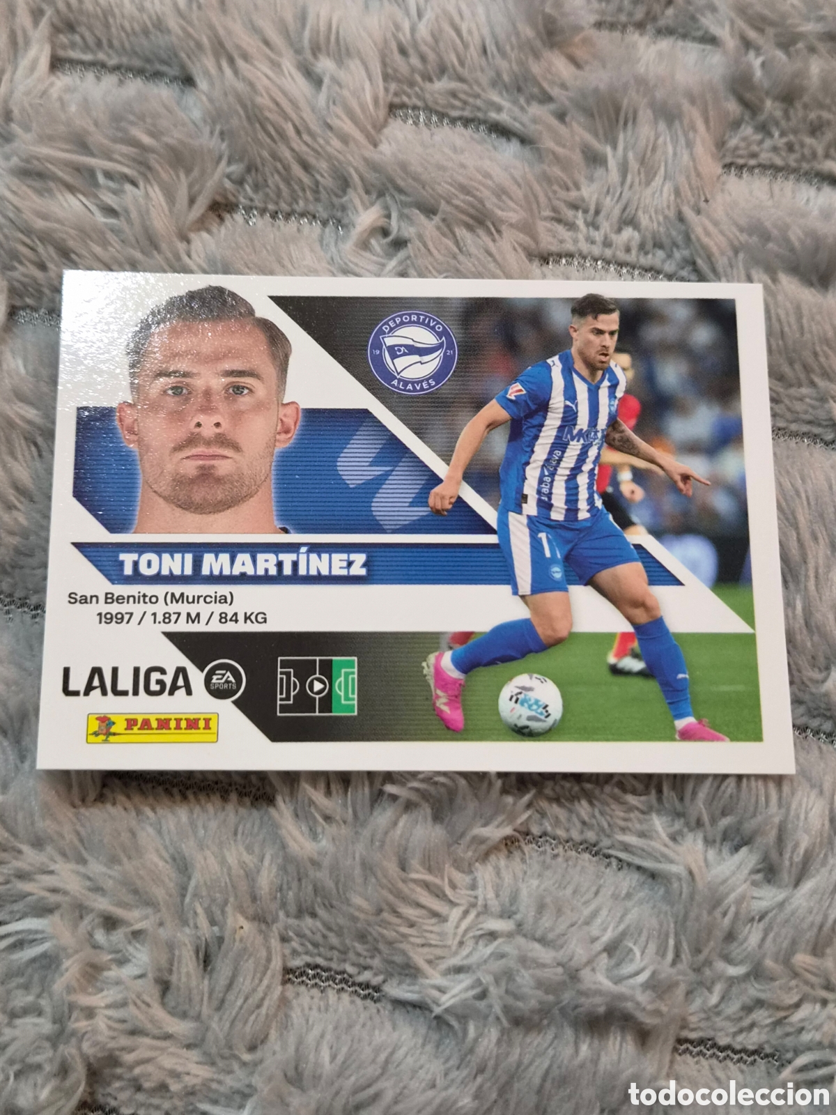 Coleccionismo cromos antiguos: 19 - TONI MART&Iacute;NEZ, ALAVES LIGA ESTE 2026 2027