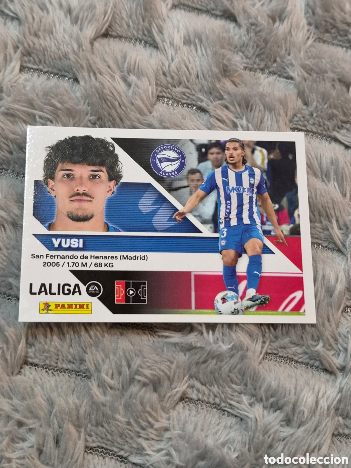 Coleccionismo cromos antiguos: 9 - YUSI , ALAVES LIGA ESTE 2026 2027