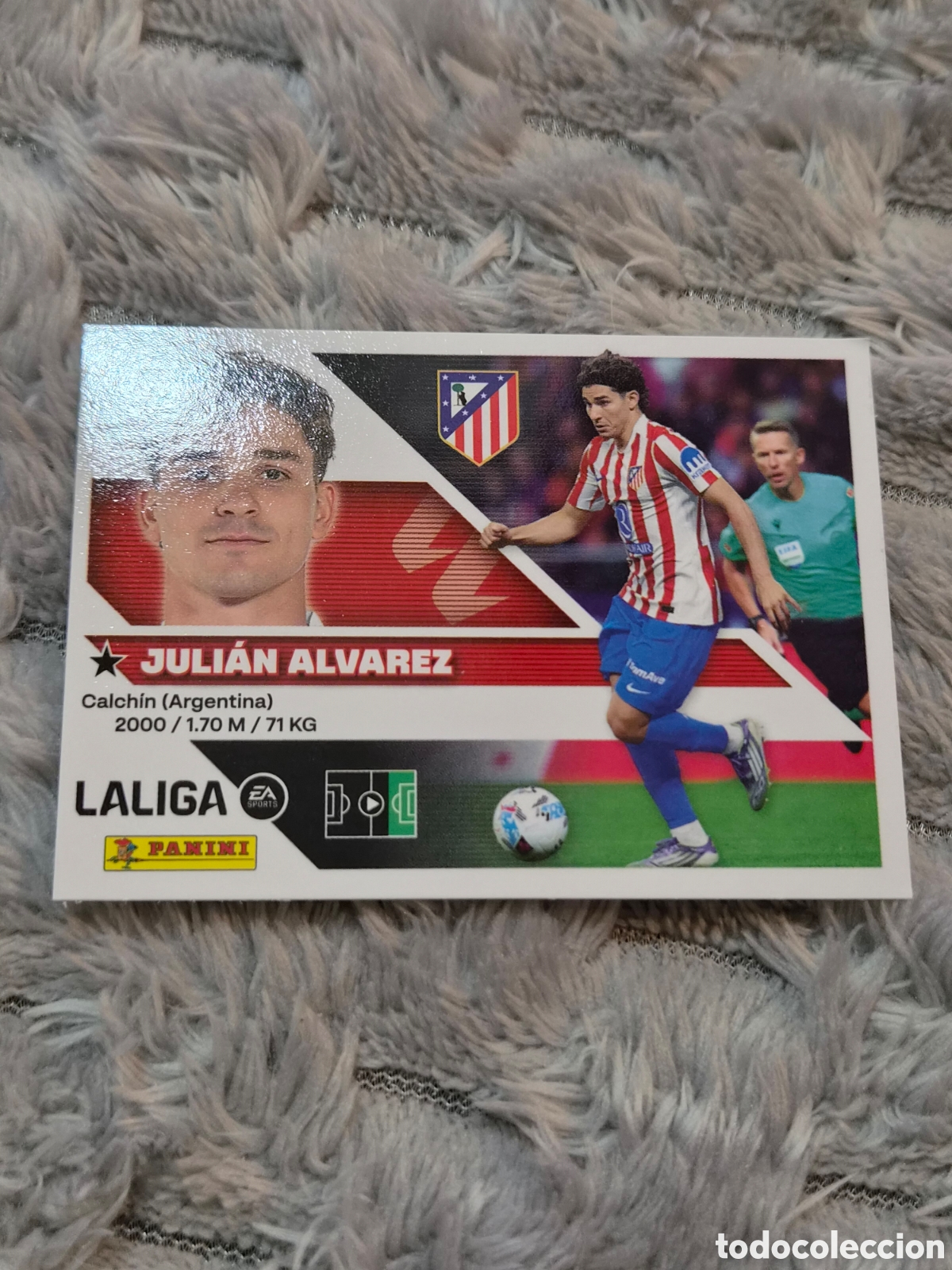 Coleccionismo cromos antiguos: 20 - JULI&Aacute;N &Aacute;LVAREZ, AT.MADRID LIGA ESTE 2026 2027
