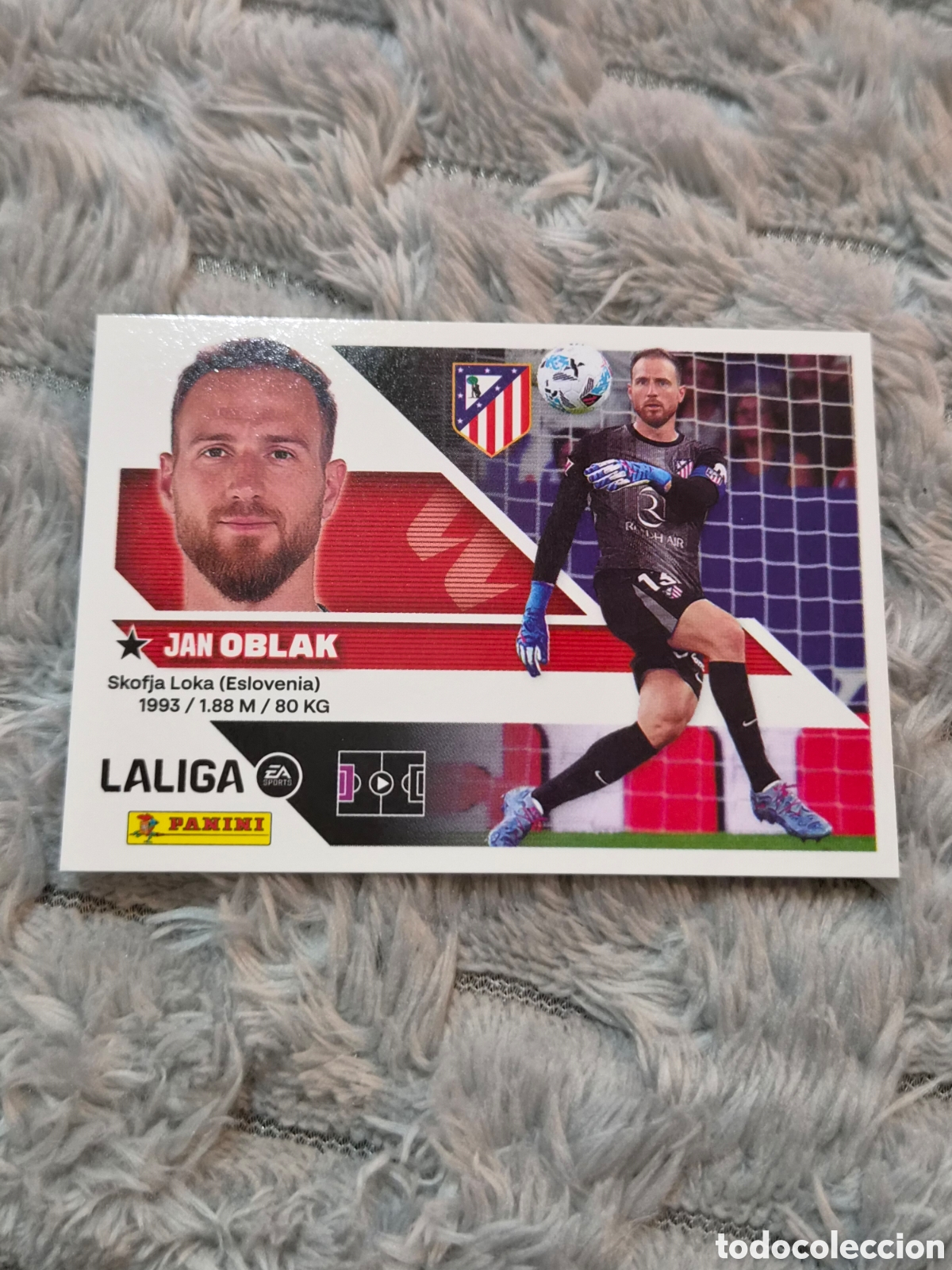 Colecionismo Cromos antigos: 3 - OBLAK, AT.MADRID LIGA ESTE 2026 2027
