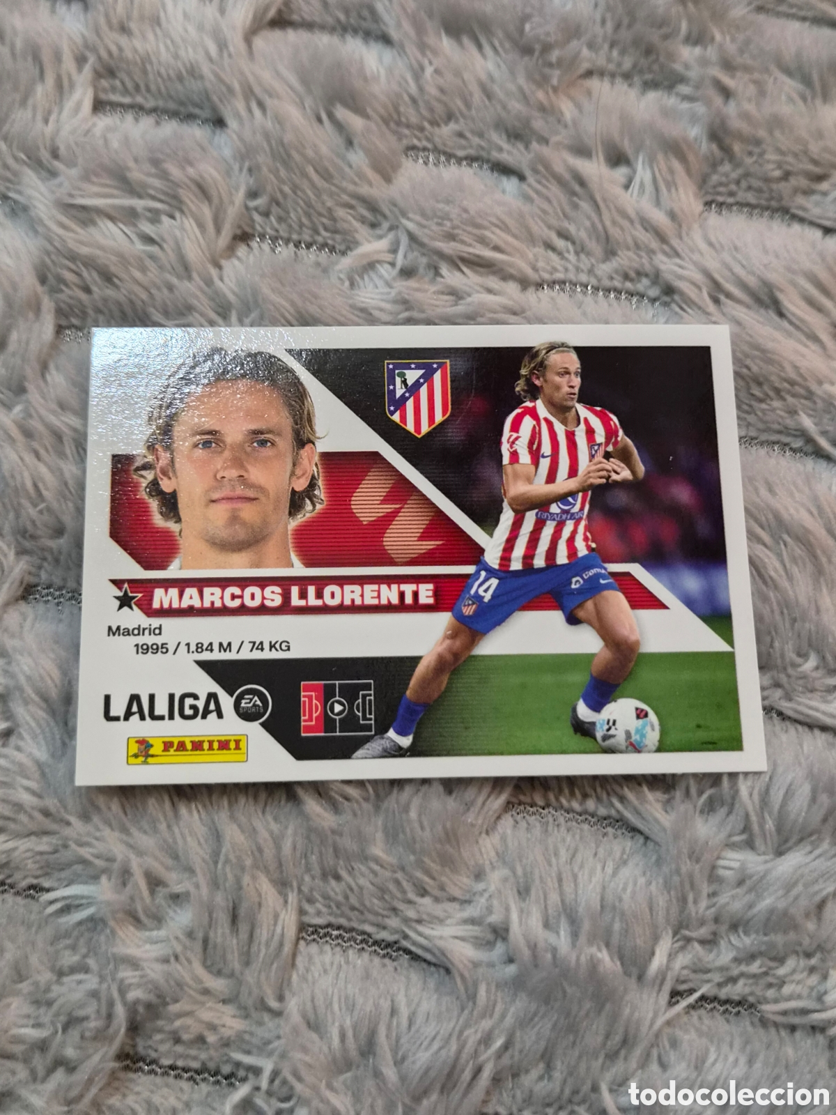 Colecionismo Cromos antigos: 5 - MARCOS LLORENTE, AT.MADRID LIGA ESTE 2026 2027