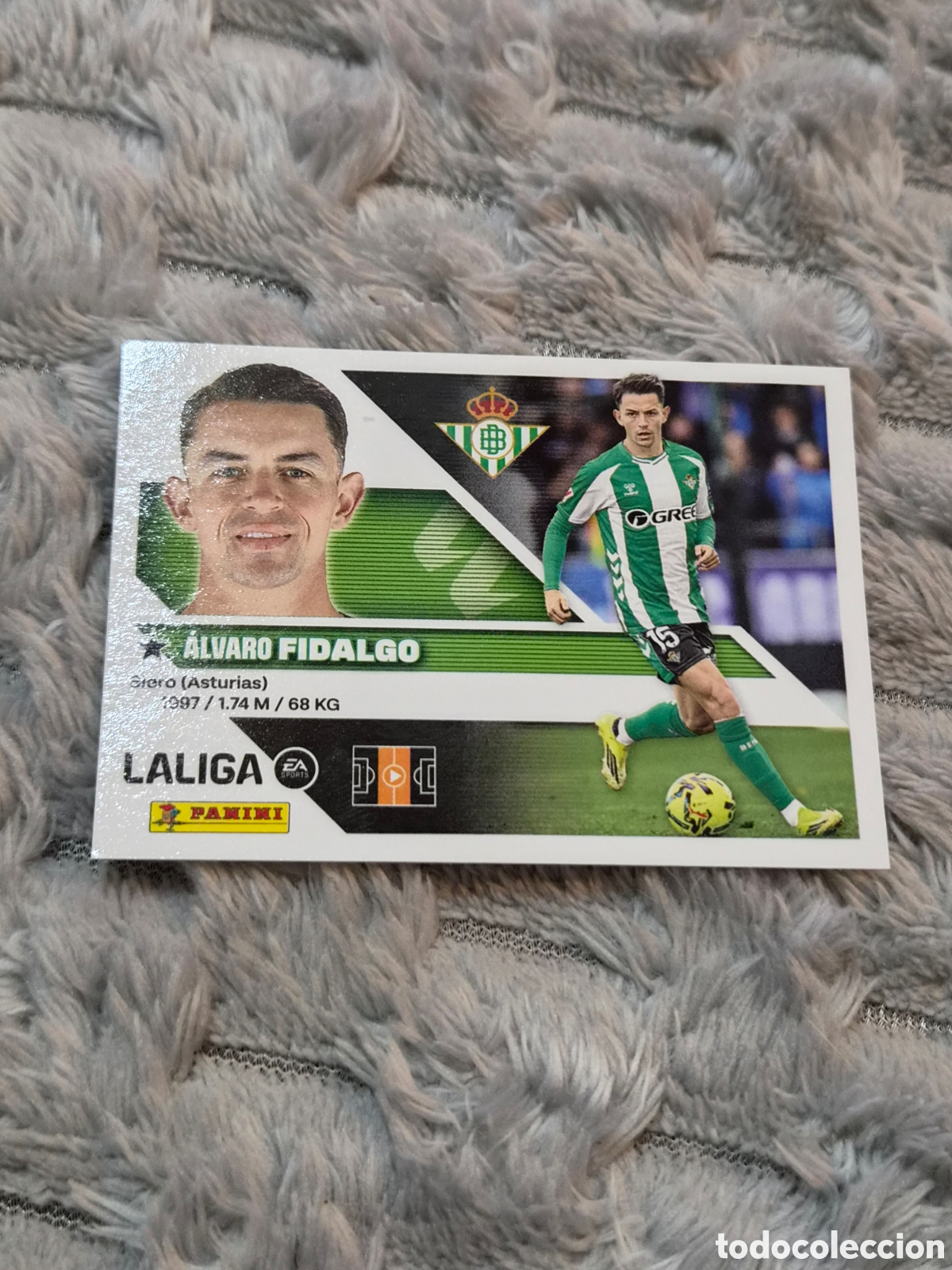 Coleccionismo cromos antiguos: 12 - FIDALGO, BETIS LIGA ESTE 2026 2027