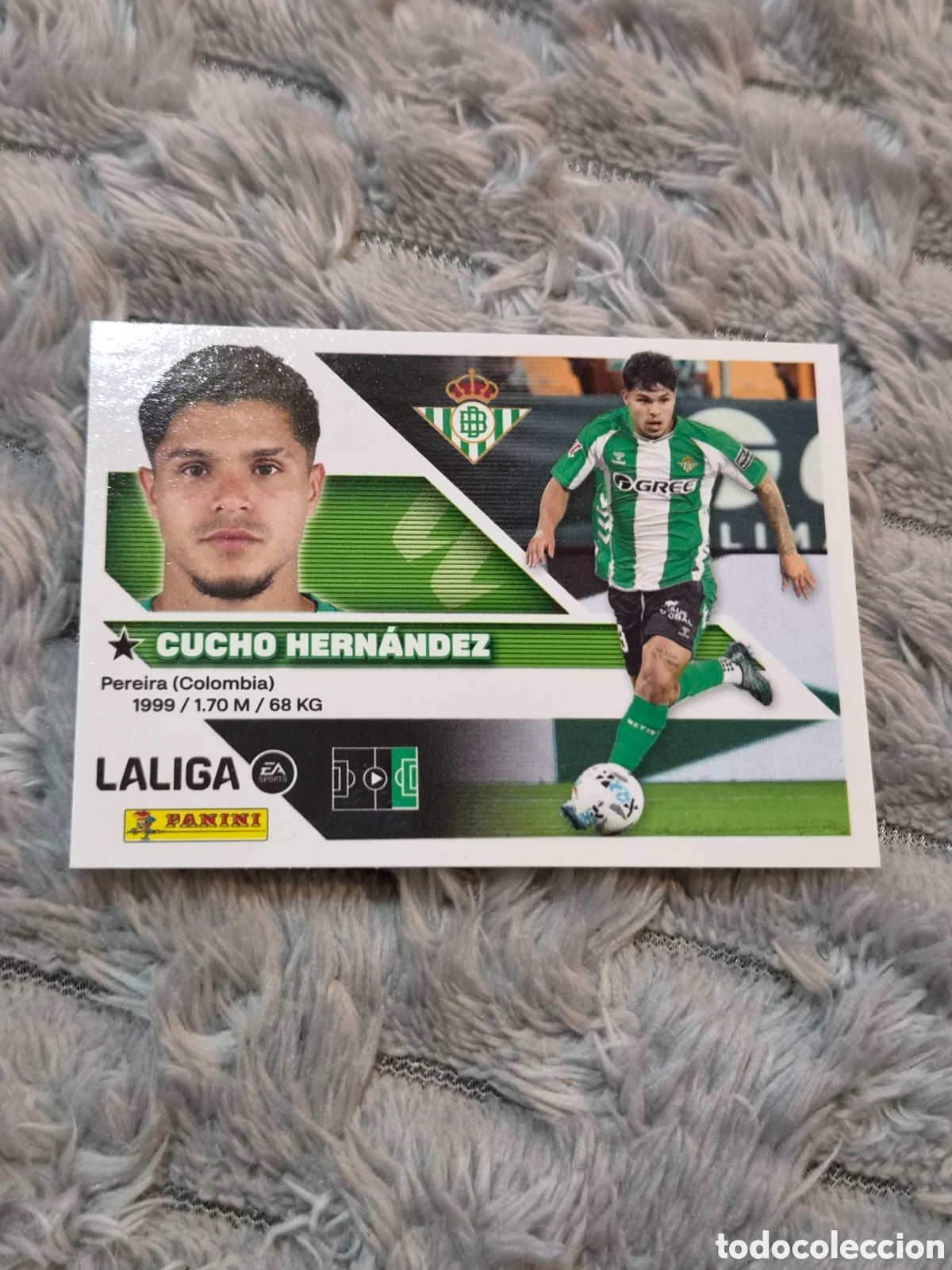 Coleccionismo cromos antiguos: 19 - CUCHO HERN&Aacute;NDEZ, BETIS LIGA ESTE 2026 2027